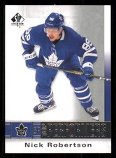 2020-21 SP Authentic Top Performers #TPNR Nick Robertson