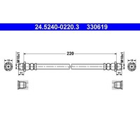 ATE 24.5240-0220.3 Bremsschlauch