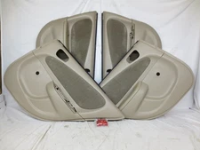 98-02 Toyota Corolla door panel set TAN ~ CRANK WINDOWS POWER LOCK ~ 009102725