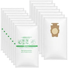 15 Pack Fit for 204814 Micron Magic Hepa Filter Plus Bags Compatible with Kir...