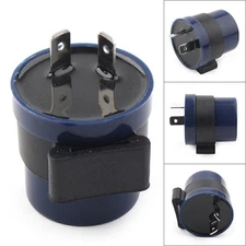 Motorcycle E-bike Flasher Relay Beeper LED Turning Signal Light Blinker 6V-12V