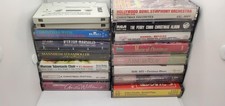 Lot of 17 Vintage Christmas Cassette Tapes, Pop Rock Classical Music