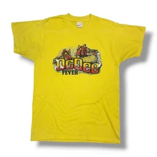 Vintage OcOee Fever Yellow Rafting 80s Screen Stars T-Shirt Men's L USA Made