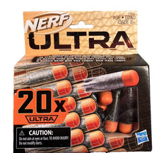 Nerf Ultra Darts 20 Soft Darts Refill Pack E6600 Factory Sealed Brand New Hasbro