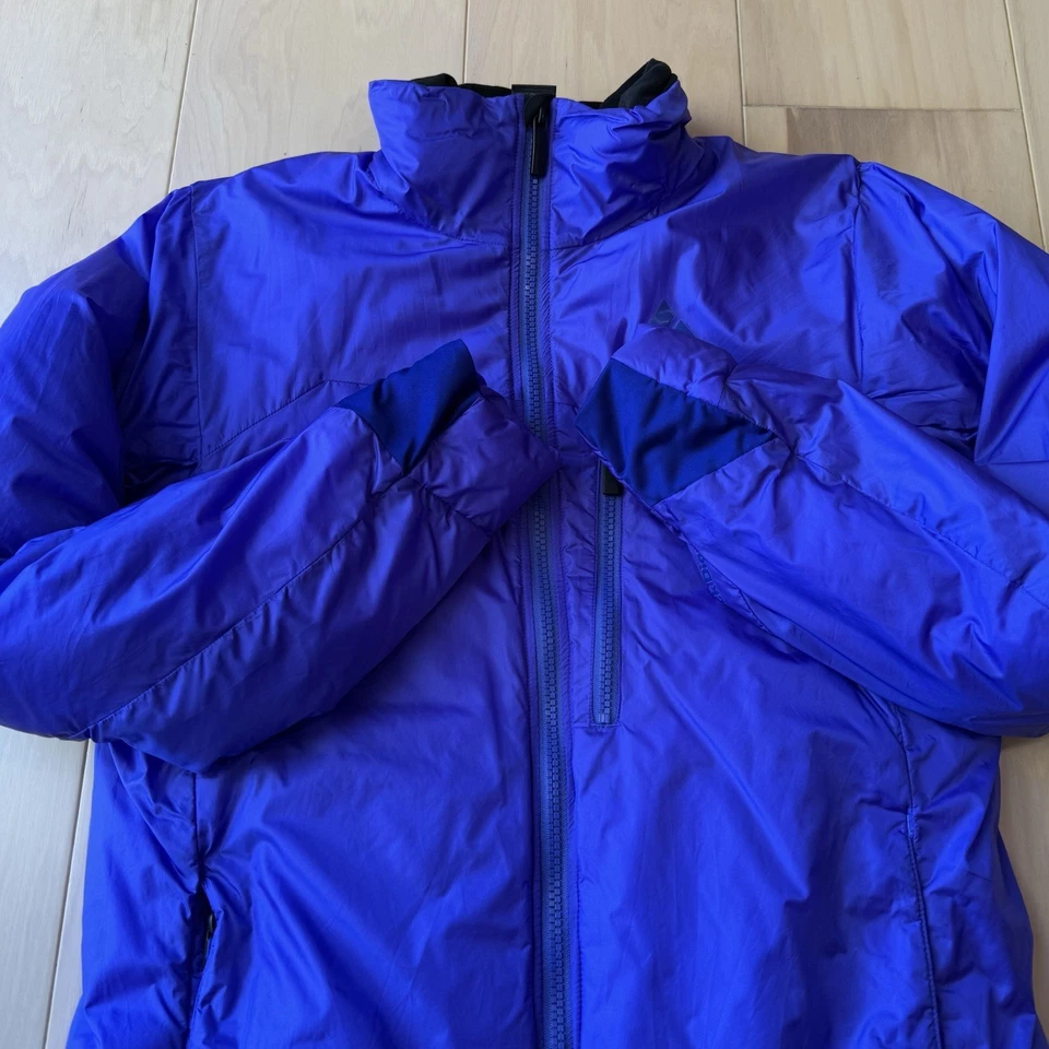 Chaqueta acolchada aislante Black Diamond Stance Belay para mujer mediana púrpura Foto 4 de 4
