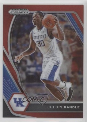2021-22 Panini Prizm Draft Picks Red Prizm 237/299 Julius Randle #75 0i5i