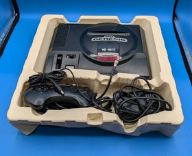Sega Genesis Model One Complete In Rough Box - LOOK
