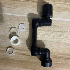 Black 1080  Universal Rotation Faucet Sprayer Head Dual Effluent Washbasin Kitch