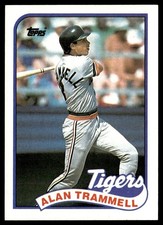 1989 Topps Alan Trammell Detroit Tigers #770