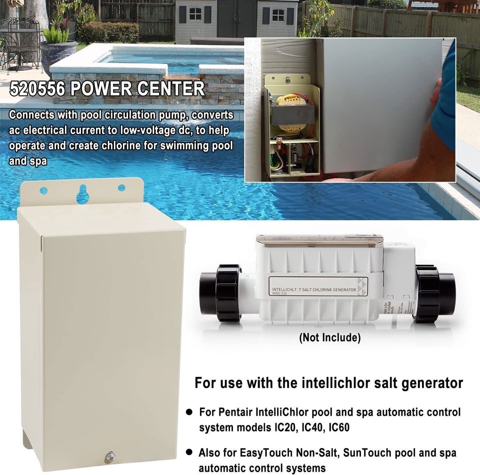 Power Center for Pentair IntelliChlor Pool & Spa Automatic Control ...