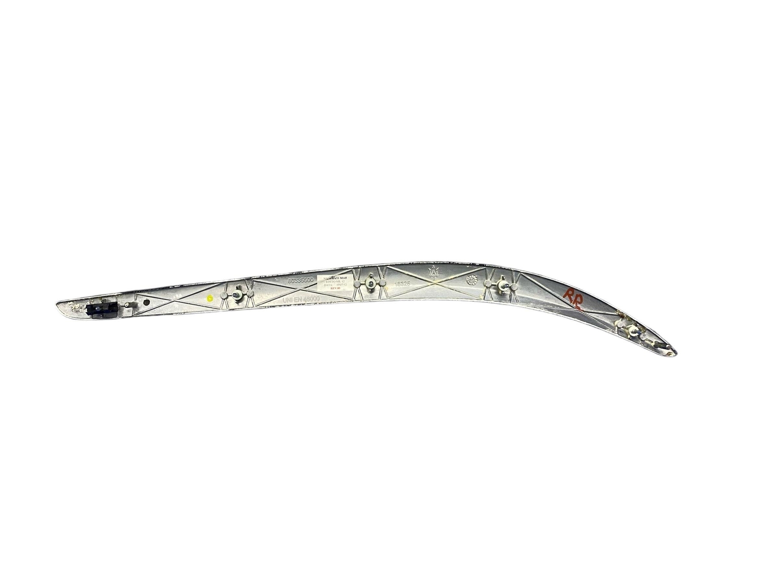 2008-2019 MASERATI GRANTURISMO REAR RIGHT CARBON FIBER DOOR TRIM PANEL OEM