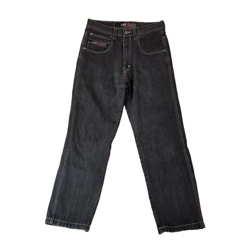 Valabasas Jeans Mens Stacked Button Fly Distressed Size 29 X 34