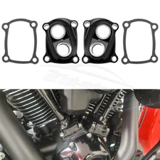 Gloss Black Aluminum Tappet Lifter Block Covers Kit For Harley Softail 2018-2024