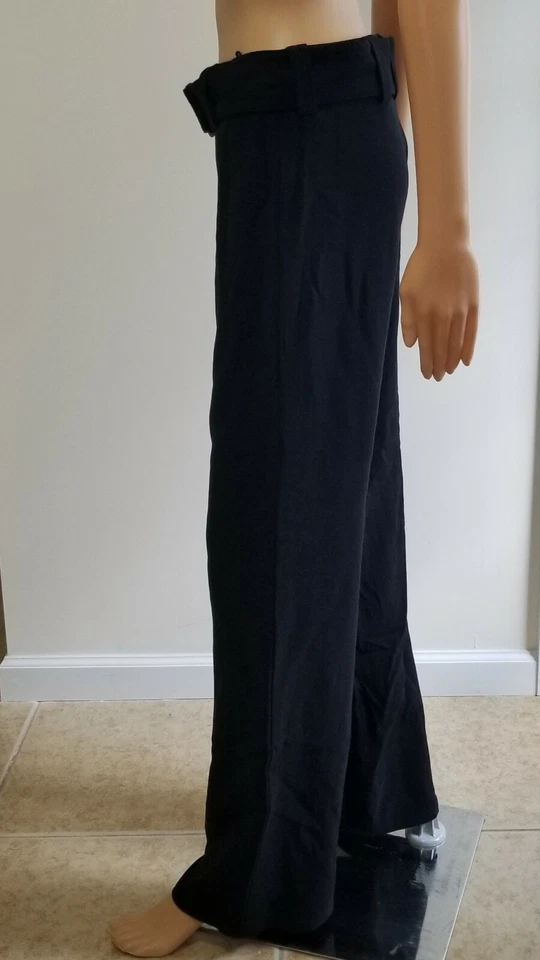 Pantalones anchos para mujer Strenesse Gabriele Strehle con cinturón negros talla 4/36  Foto 3 de 4