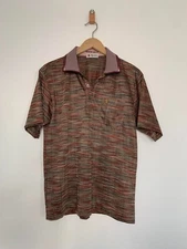 Mens summer golf polo shirt. Short sleeve. Size S, New Ace