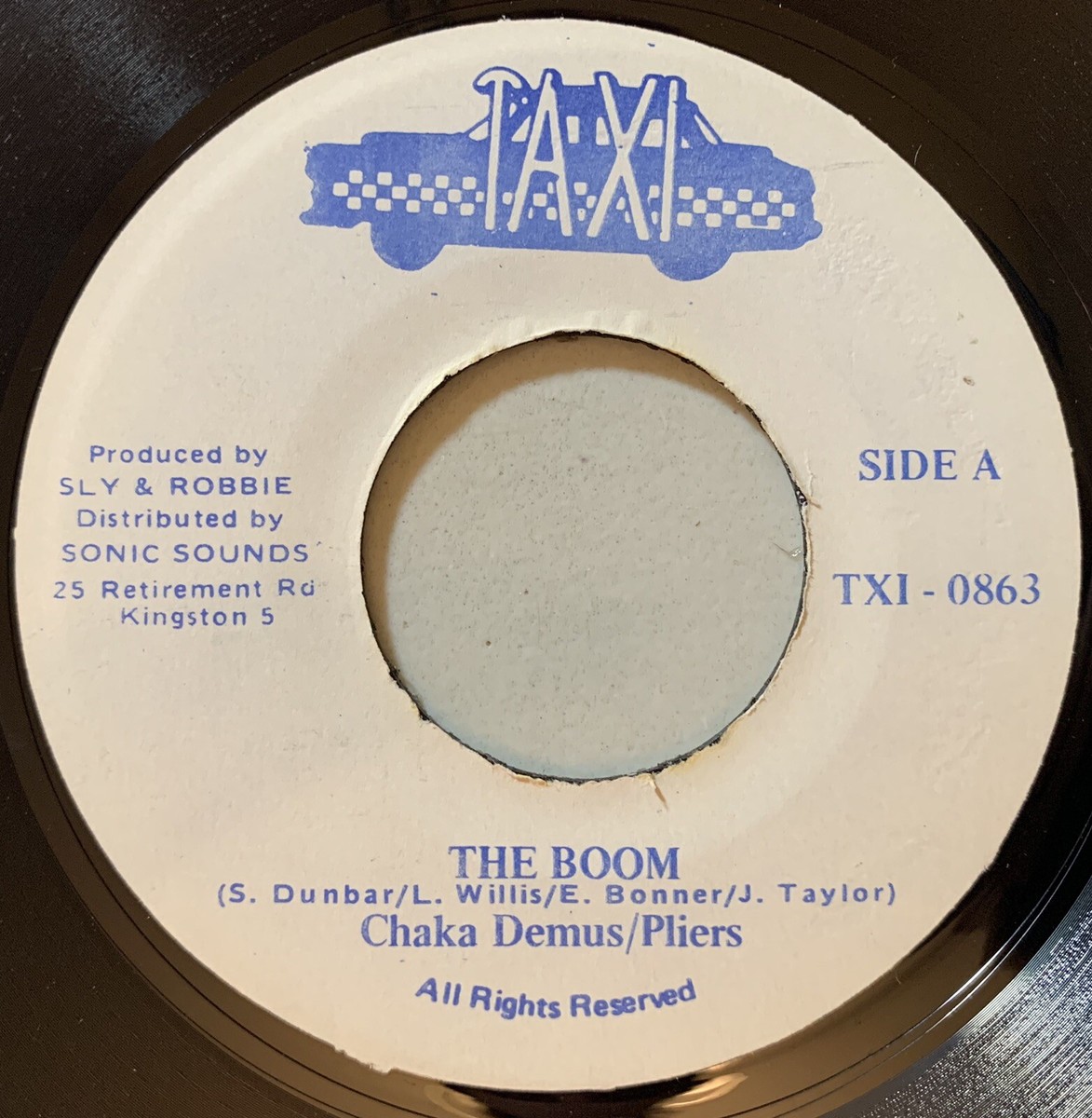 Chaka Demus & Pliers - The Boom 45 Taxi Reggae Digi Dancehall VG+ 