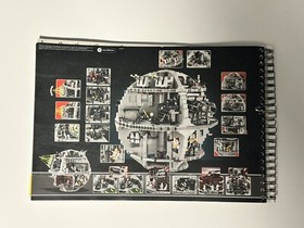 Lego Star Wars Death Star Set #10188, Spiral Bound Instruction Manual Only 2008!