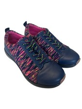 TRAQ BY ALEGRIA "QEST" WOMENS EU 37 US 6 SMART WALKING SHOES NAVY S105-5