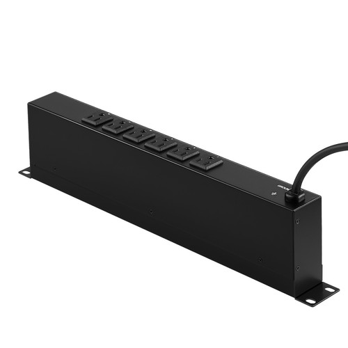 VEVOR 19" 1U PDU 12 Outlets Rack Mount Power Strip Surge Overload Protection - Picture 10 of 12