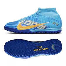 Nike Zoom Mercurial Superfly 9 Academy KM TF Turf Baltic Blue DO9347-400 NEW 