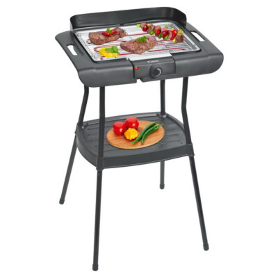 Bomann Standgrill Tischgrill elektrisch abnehmbarer Standfuß Barbeque-Grill NEU
