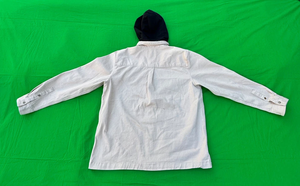 Chaqueta con capucha abotonada Tony Hawk para hombre talla XL. Foto 2 de 4