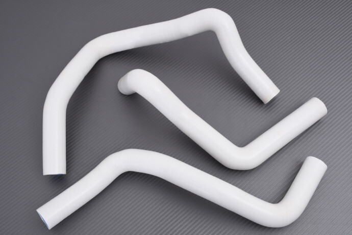 Kit durite radiateur blanc Suzuki GSXR 1000 2009 2010 2011