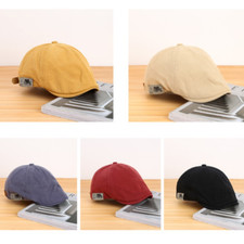 Unisex Newsboy Gatsby Flat Cap Cotton Hat Duckbill Driving Cabbie Beret Golf