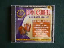 JUAN GABRIEL SE ME OLVIDO OTRA VEZ CD G KARAOKE PHOENIX RARO NUEVO.