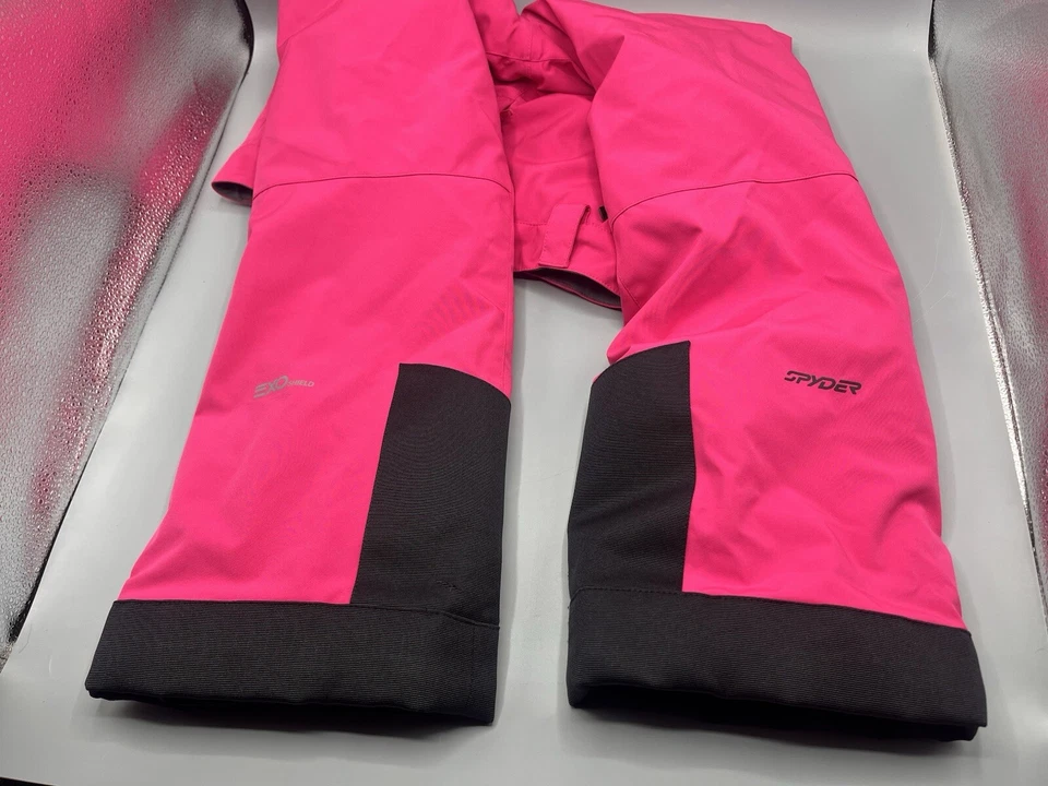 Calça Spyder Revel Ski Snowboard Isolada, Meninas Tamanho M Rosa Quente - Imagem 4 de 4