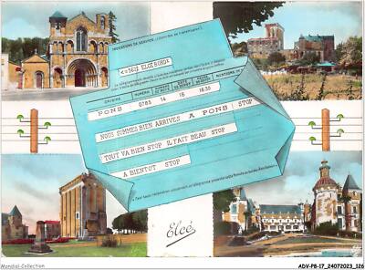 ADVP8-17-0672 - PONS - von g bis d - die Kirche St-Vivien - Dungeon des Sires d