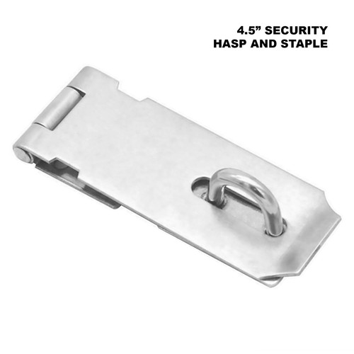 JAK QUALITY SECURITY HASP STAPLE PADLOCK GATE SHED DOOR LOCK LATCH UK - 4.5" 6" - Picture 4 of 6
