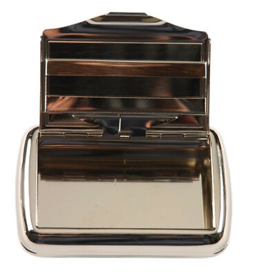 chrome tobacco tin Newcastle United football club chrome tobacco tin and stormproof petrol  lighter