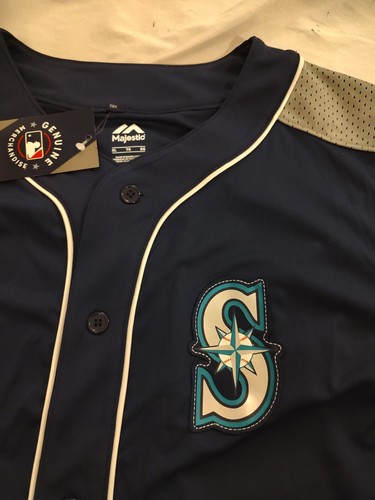 Majestic Seattle Mariners MLB Plain Jersey Size XL *BRAND NEW* Authentic - Picture 2 of 7