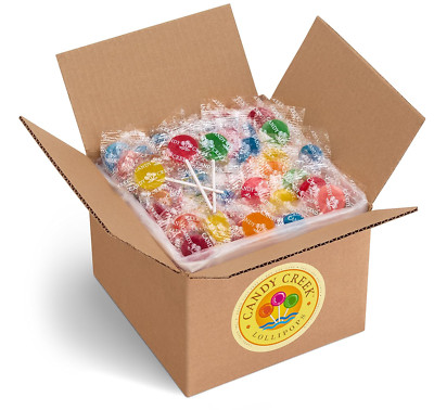 Candy Creek - Classic 10 Flavor Lollipop Variety: 9 Fruit Flavors + Root Beer (B