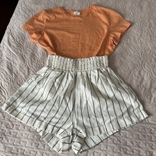 Girls Set S/m. Cotton On M Top. Sim Sam S Shorts