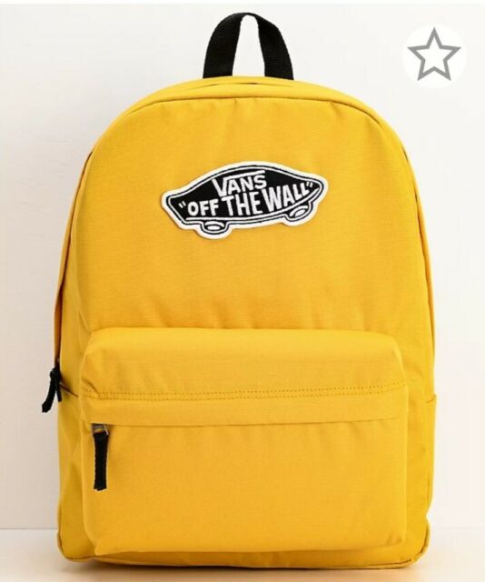 yellow vans off the wall backpack