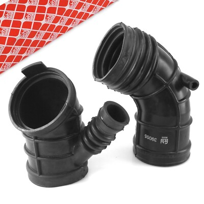 2x FEBI Ansaugschlauch Drosselklappe Luftmassenmesser für BMW 3er E46 E36 M52/54