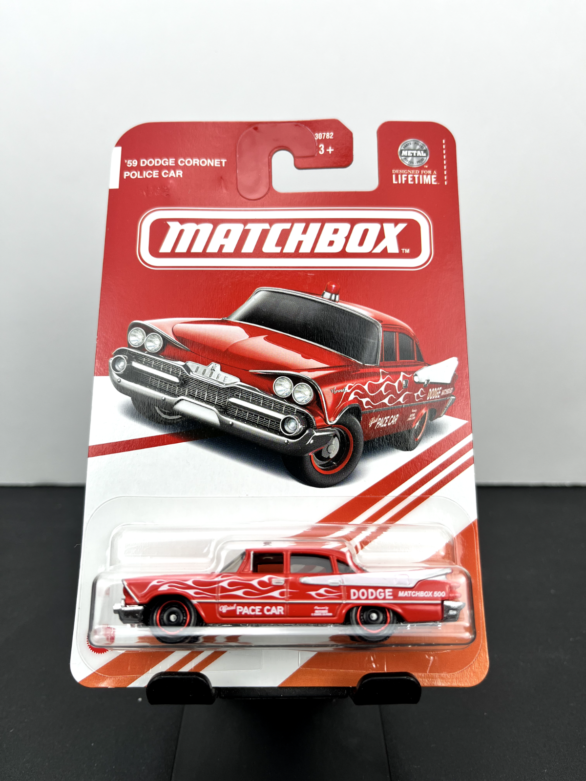 Matchbox 2024 Target Exclusive Red Edition 1/64 Scale '59 Dodge Coronet Police Car in Vibrant Red