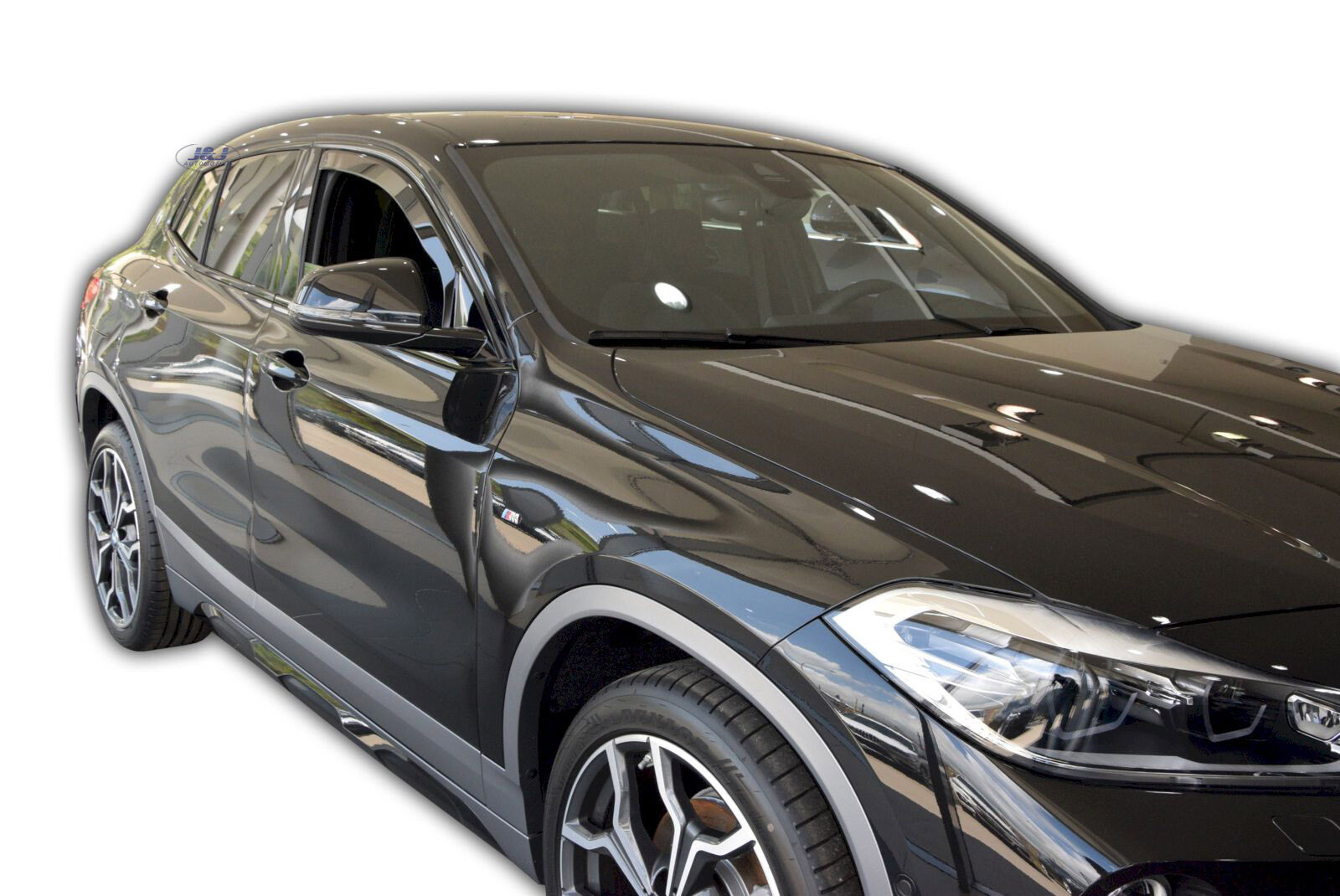 Déflecteurs d'air HEKO pour BMW X2 F39 à 5 portes de 2018 à 2023 set de 2 pièces