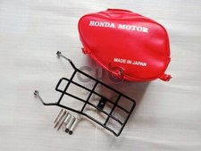 PARA HONDA CT125 BOLSA ROJA CENTRO + PROTECTOR PIERNA ESCUDO CARENADO HUNTER TRAIL 2020-26