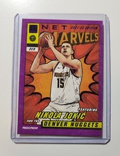 2021-22 Donruss Net Marvels Press Proof Purple #12 Nikola Jokic Champ FMVP