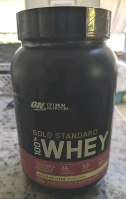 Gold Standard  100% Whey, Vanilla Ice Cream, 1.98 lb (899 g)