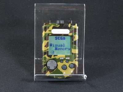 Testé SEGA Dreamcast Visual Memory Unit Camouflage Vert Camouflage HKT-7000 d... - Photo 1/4