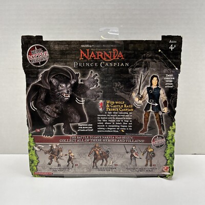 Narnia Wer-Wolf & Castle Raid Prince Caspian 2007 Rare Jakks NIB