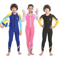 Swimsuit, Boys and Girls Full Sunsuit, UPF50 Rash Guard Wetsuit, Swimwear