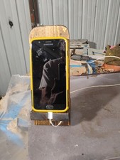 Custom wood cell phone holder - charging stand