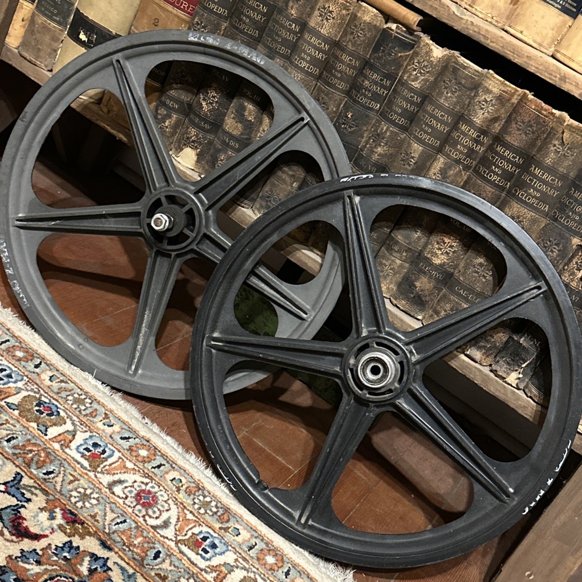 ACS Z Mag Old School BMX Wheel Set 20 in 5 Spoke 3/8 80s | eBay