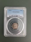 1911 Barber Dime MS-63 PCGS