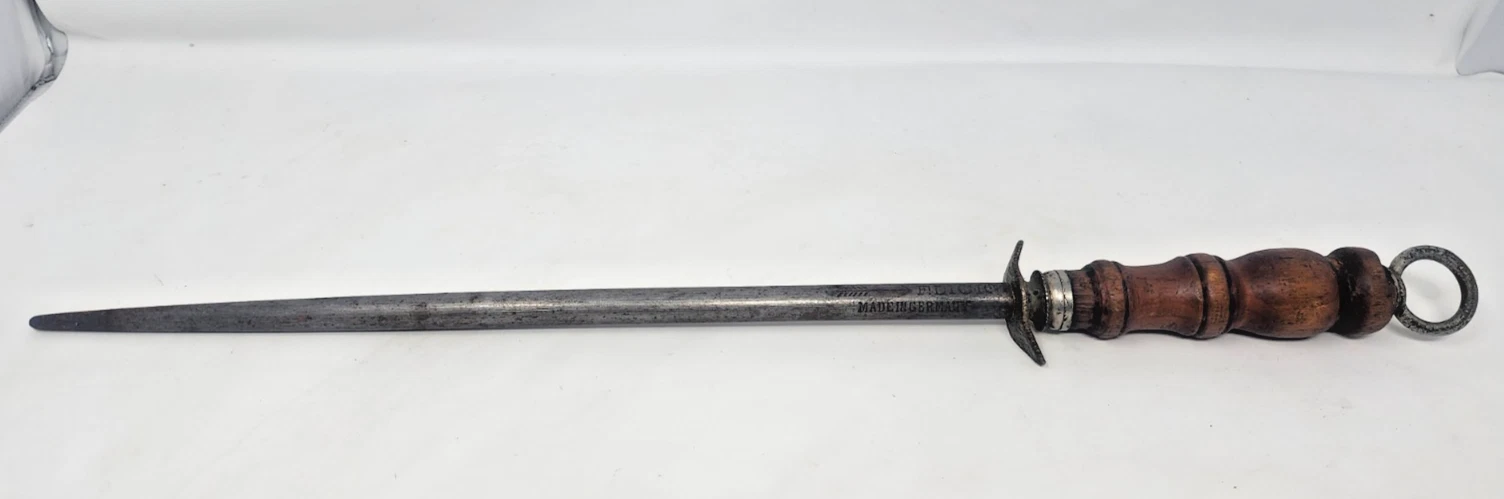 F. Dick 21" Knife Honing Rod Germany Made Sharpening Steel Vintage Arrow